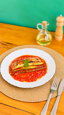 Lasanha de Abobrinha ao Molho Sugo