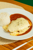 Parmegiana de Frango c/ Arroz Branco