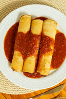 Panqueca Recheada c/ Carne Moída ao Molho Sugo