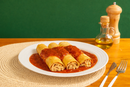 Panqueca Recheada c/ Frango ao Molho Sugo